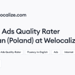 Remote Ads Quality Rater – German (Poland) Job at Welocalize | Himalayas