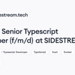 Remote Senior Typescript Developer (f/m/d) Job at SIDESTREAM | Himalayas