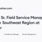 Remote Sr. Field Service Manager – Territory Southeast Region Job at Danaher | Himalayas