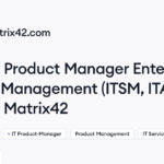 Remote Product Manager Enterprise Service Management (ITSM, ITAM or UEM) Job at Matrix42 | Himalayas