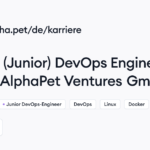 AlphaPet Ventures GmbH hiring (Junior) DevOps Engineer (m/w/d) • Remote (Work from Home) | Himalayas