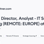 Gartner hiring Director, Analyst – IT Services Sourcing (REMOTE: EUROPE) • Remote (Work from Home) | Himalayas