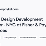 Fisher & Paykel Appliances hiring Design Development Manager – NYC • Remote (Work from Home) | Himalayas