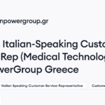 ManpowerGroup Greece hiring Italian-Speaking Customer Service Rep (Medical Technology) • Remote (Work from Home) | Himalayas