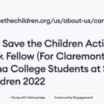 Save the Children 2022 hiring Save the Children Action Network Fellow (For Claremont McKenna College Students • Remote (Work from Home) | Himalayas