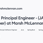 Marsh McLennan hiring Principal Engineer – (JAVA Developer) • Remote (Work from Home) | Himalayas