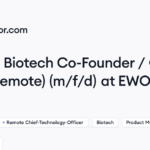 EWOR GmbH hiring Biotech Co-Founder / CPTO (100 % remote) (m/f/d) • Remote (Work from Home) | Himalayas