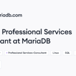 MariaDB hiring Professional Services Consultant • Remote (Work from Home) | Himalayas
