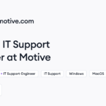 Motive hiring IT Support Engineer • Remote (Work from Home) | Himalayas