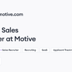 Motive hiring Sales Recruiter • Remote (Work from Home) | Himalayas