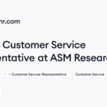 ASM Research hiring Customer Service Representative • Remote (Work from Home) | Himalayas