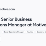 Motive hiring Senior Business Operations Manager • Remote (Work from Home) | Himalayas