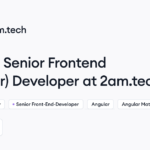 2am.tech hiring Senior Frontend (Angular) Developer • Remote (Work from Home) | Himalayas