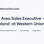 Western Union hiring Area Sales Executive – WFH, Ireland  • Remote (Work from Home) | Himalayas