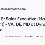 Dynatron Software hiring Sr Sales Executive (Market President) – VA, DE, MD • Remote (Work from Home) | Himalayas
