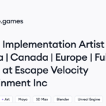Escape Velocity Entertainment Inc hiring Implementation Artist | North America | Canada | Europe | Fully Remote • Remote (Work from Home) | Himalayas