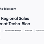 Techo-Bloc hiring Regional Sales Manager • Remote (Work from Home) | Himalayas