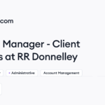 RR Donnelley hiring Manager – Client Services • Remote (Work from Home) | Himalayas