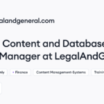 LegalAndGeneral hiring Content and Database Library Manager • Remote (Work from Home) | Himalayas